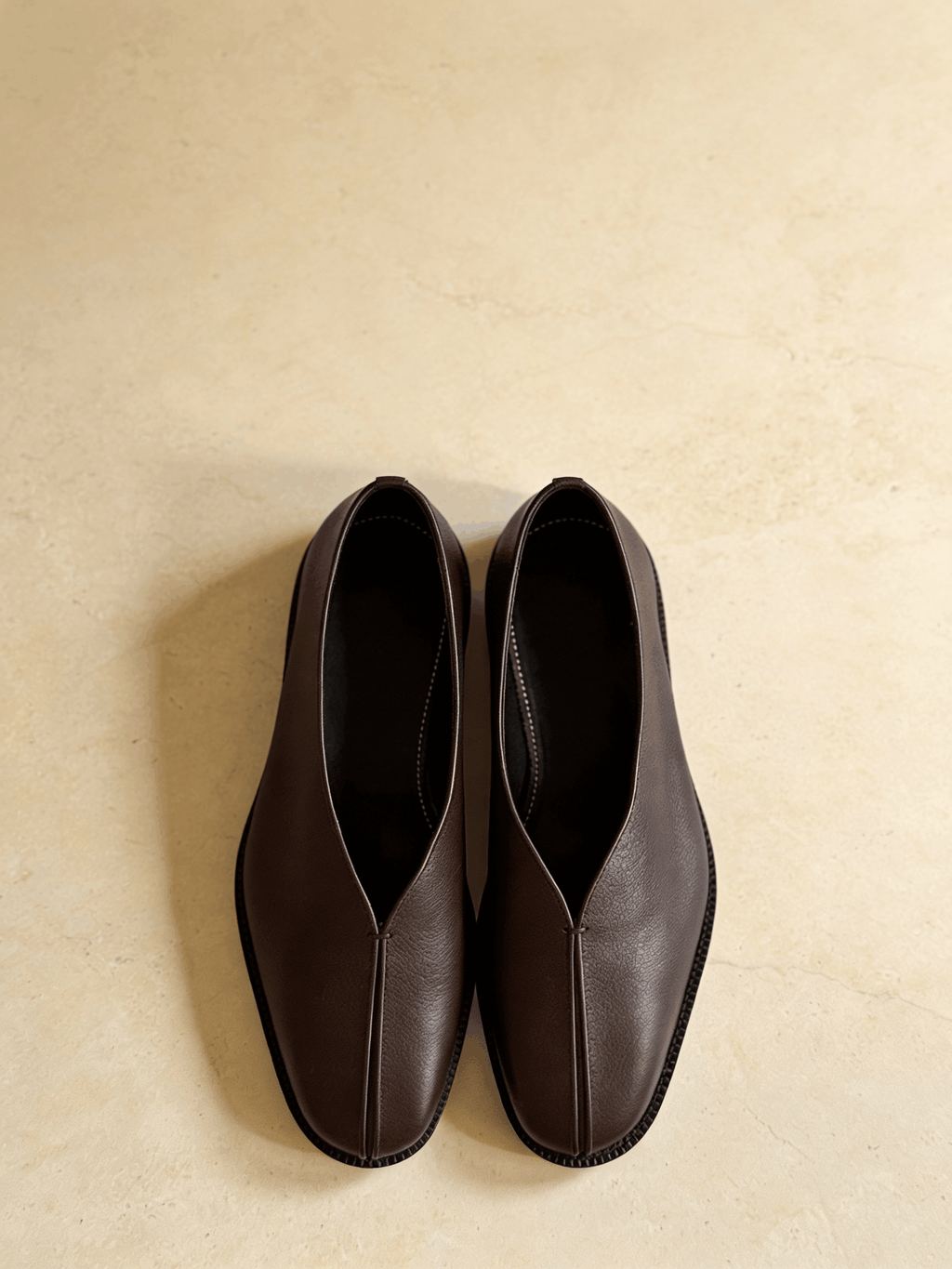 the piped dark brown