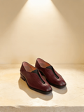 the loafers burgundy