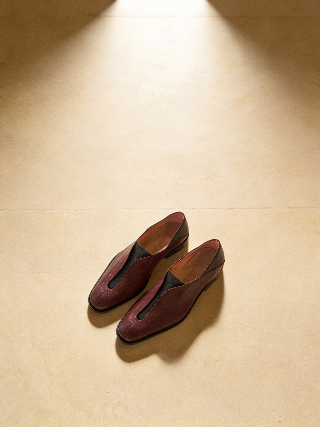 the loafers burgundy