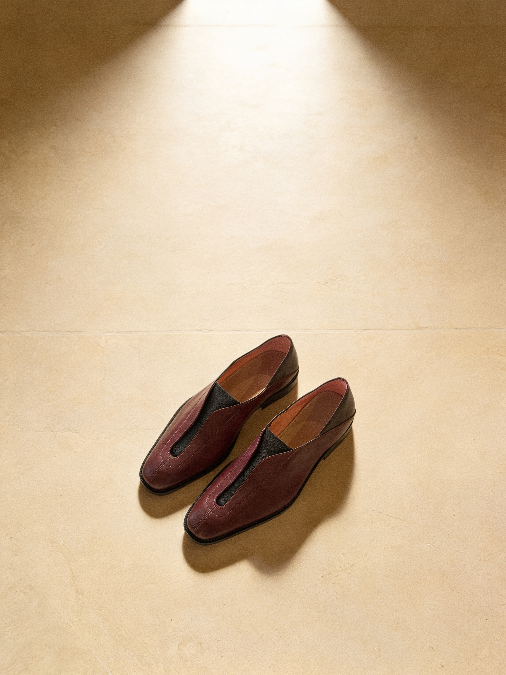 the loafers burgundy
