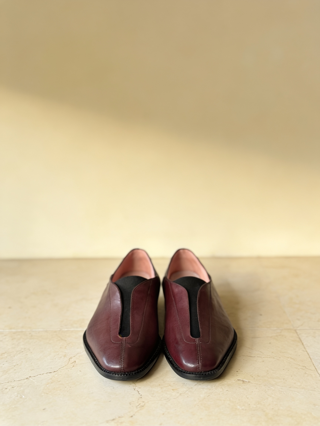 the loafers burgundy