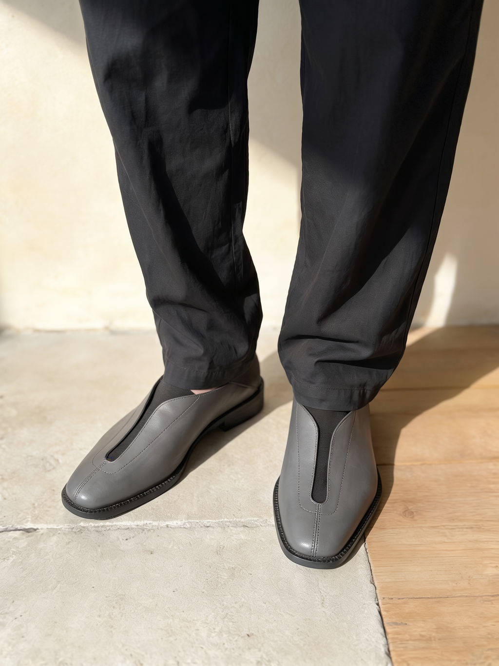 the loafers grey